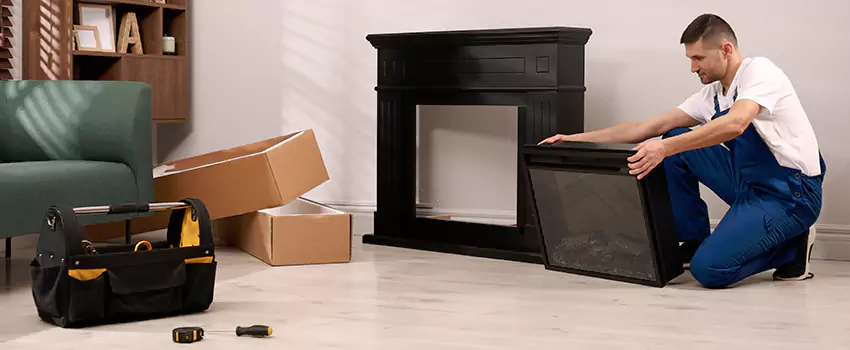 Old Rusted Metal Fireplace Repair And Replacement in Covington, KY